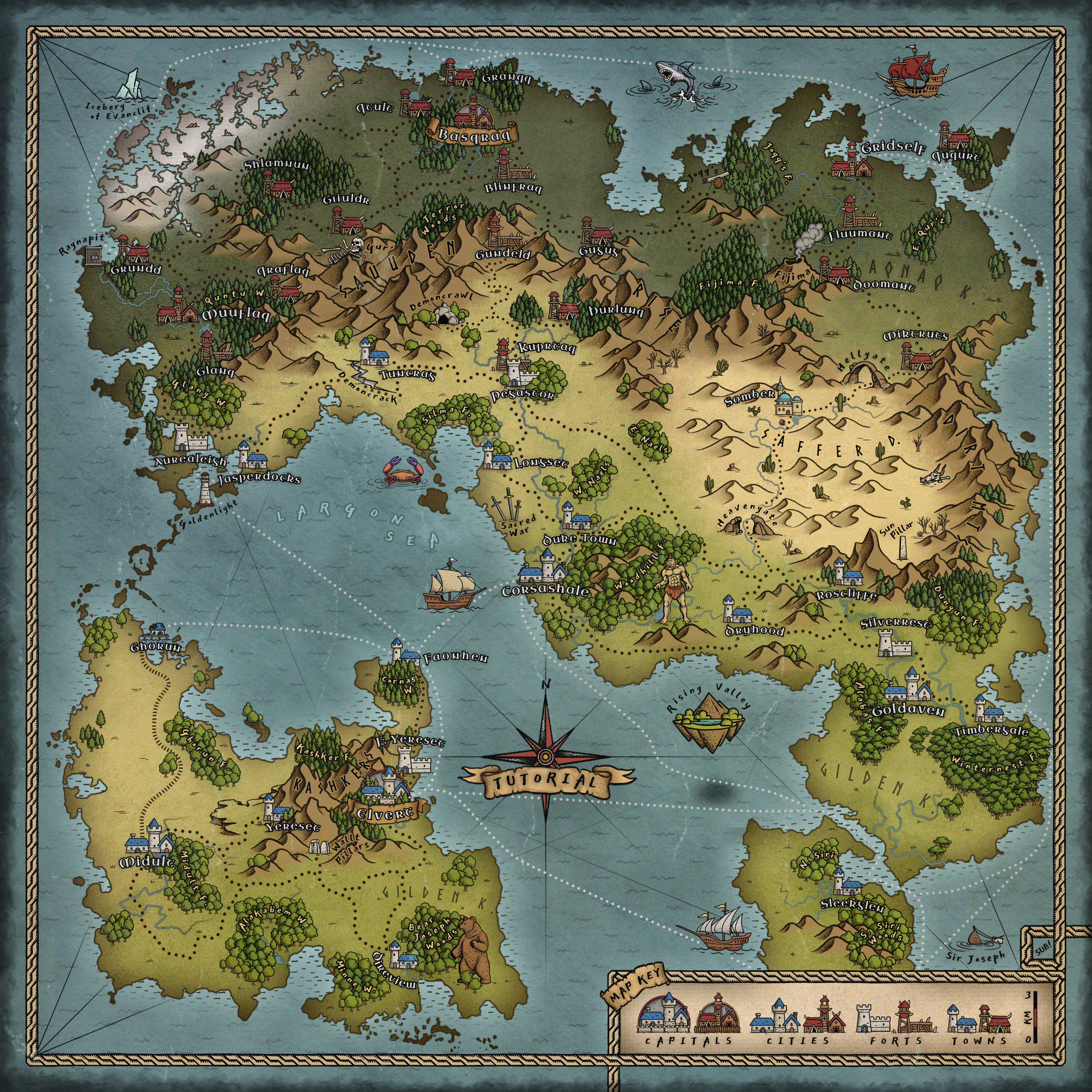 Map from Youtube Tutorial