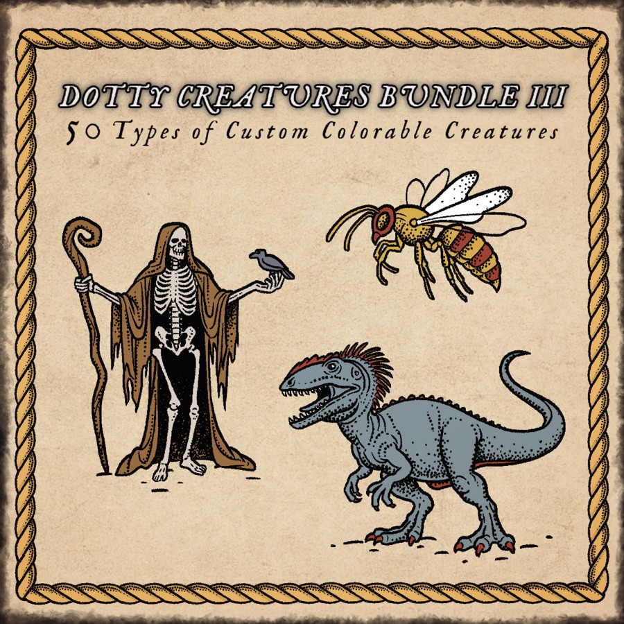 Dotty Creatures Bundle III